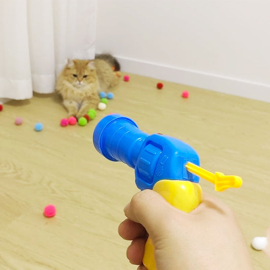 Cat ball launcher